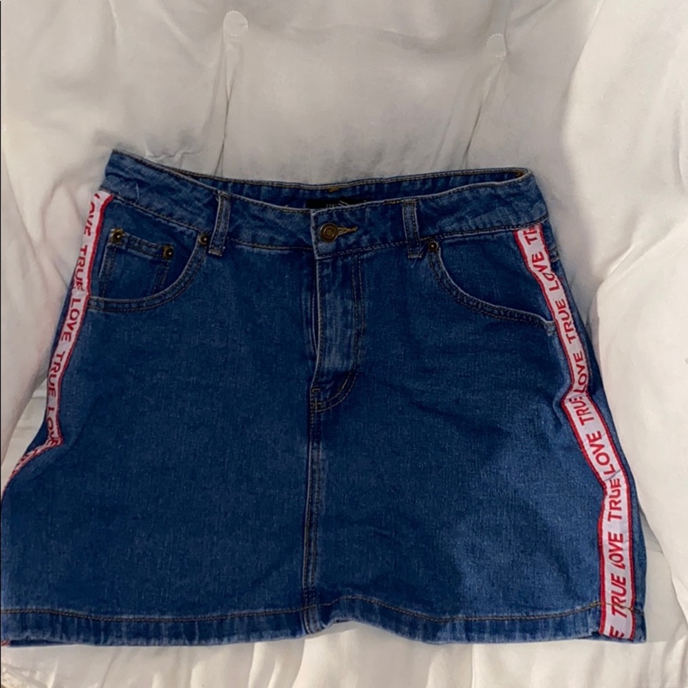 Jean skirt